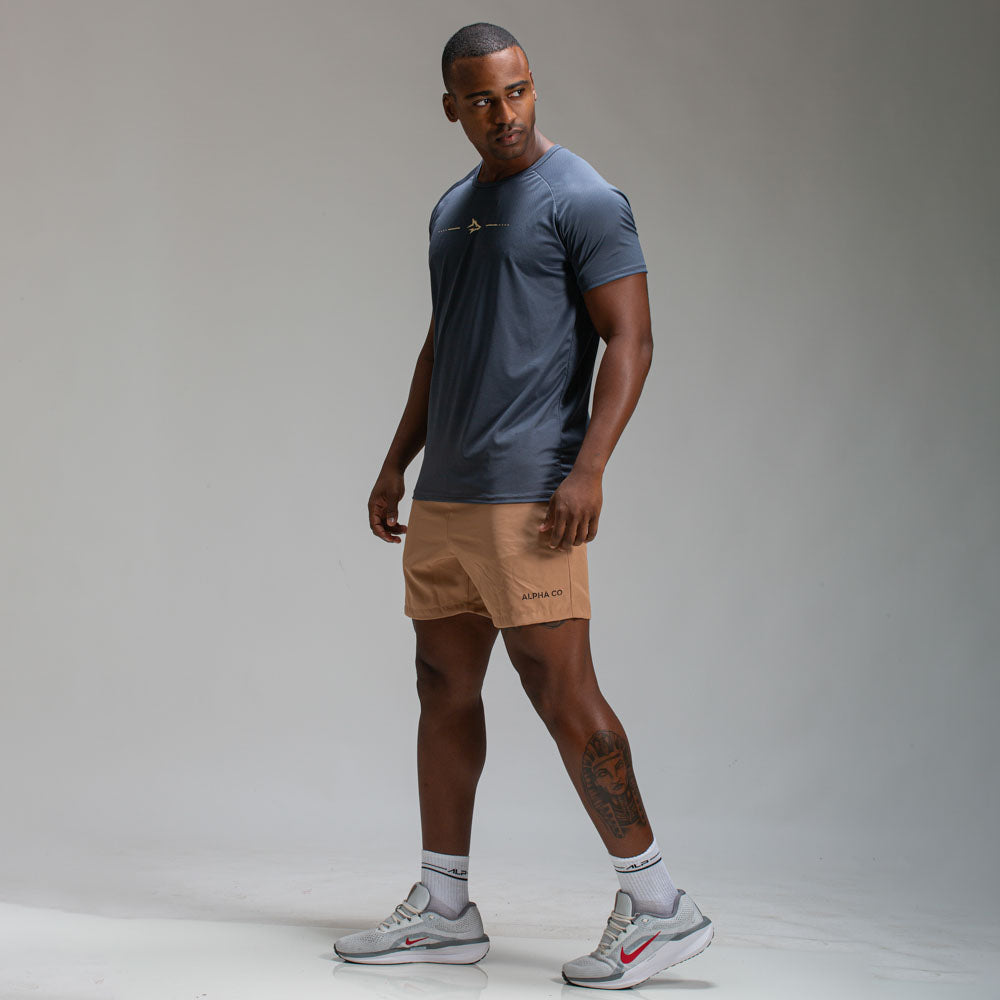 Camiseta Dry Fit Lupus Core Cinza Sombra