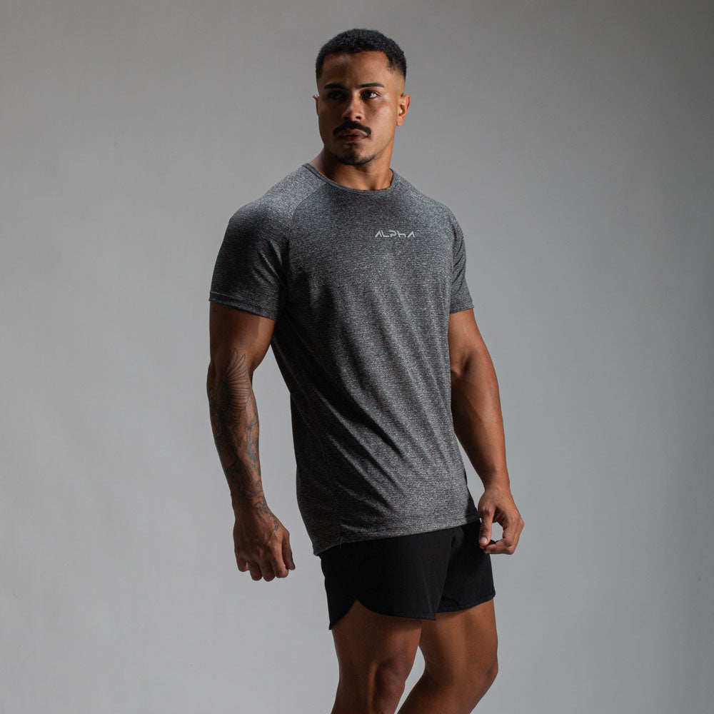 Camiseta Dry Fit New Fluid Chumbo