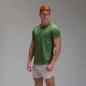 Camiseta Dry Fit New Fluid Mescla Verde Neon