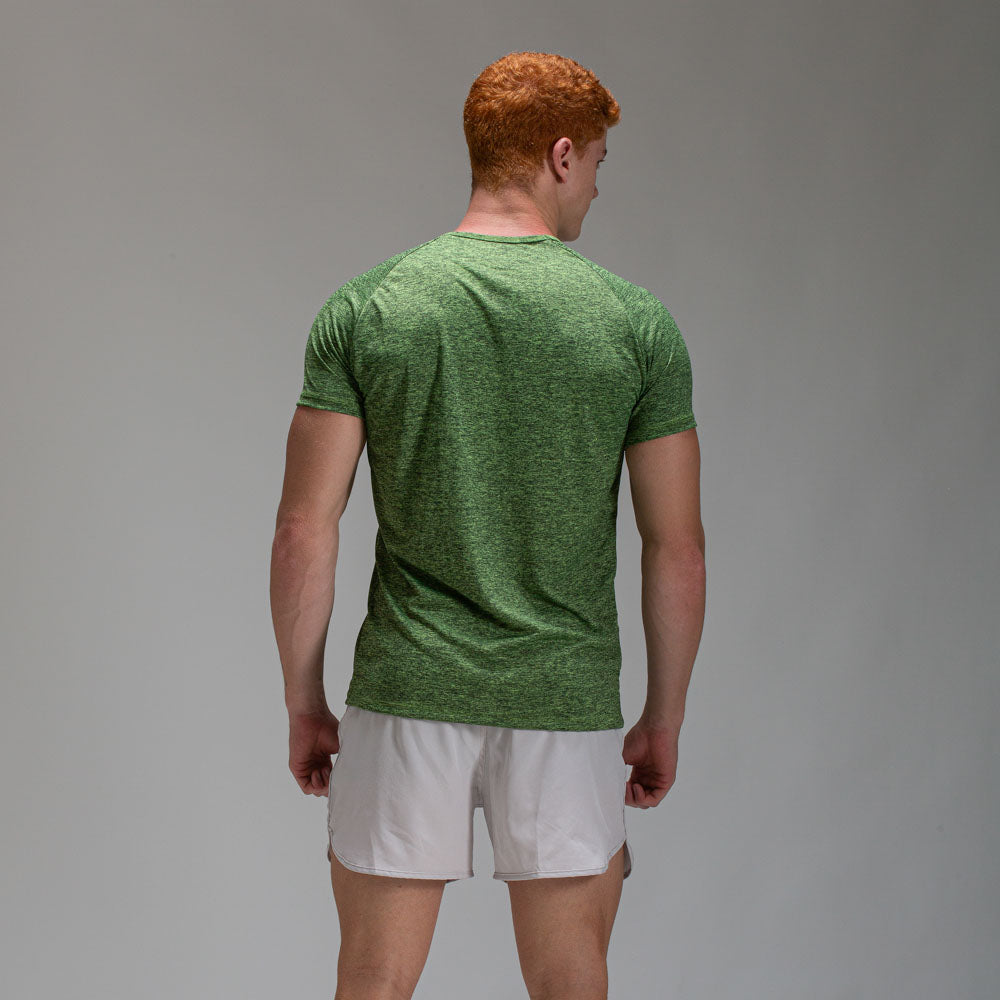 Camiseta Dry Fit New Fluid Mescla Verde Neon