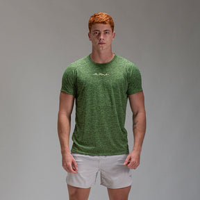 Camiseta Dry Fit New Fluid Mescla Verde Neon