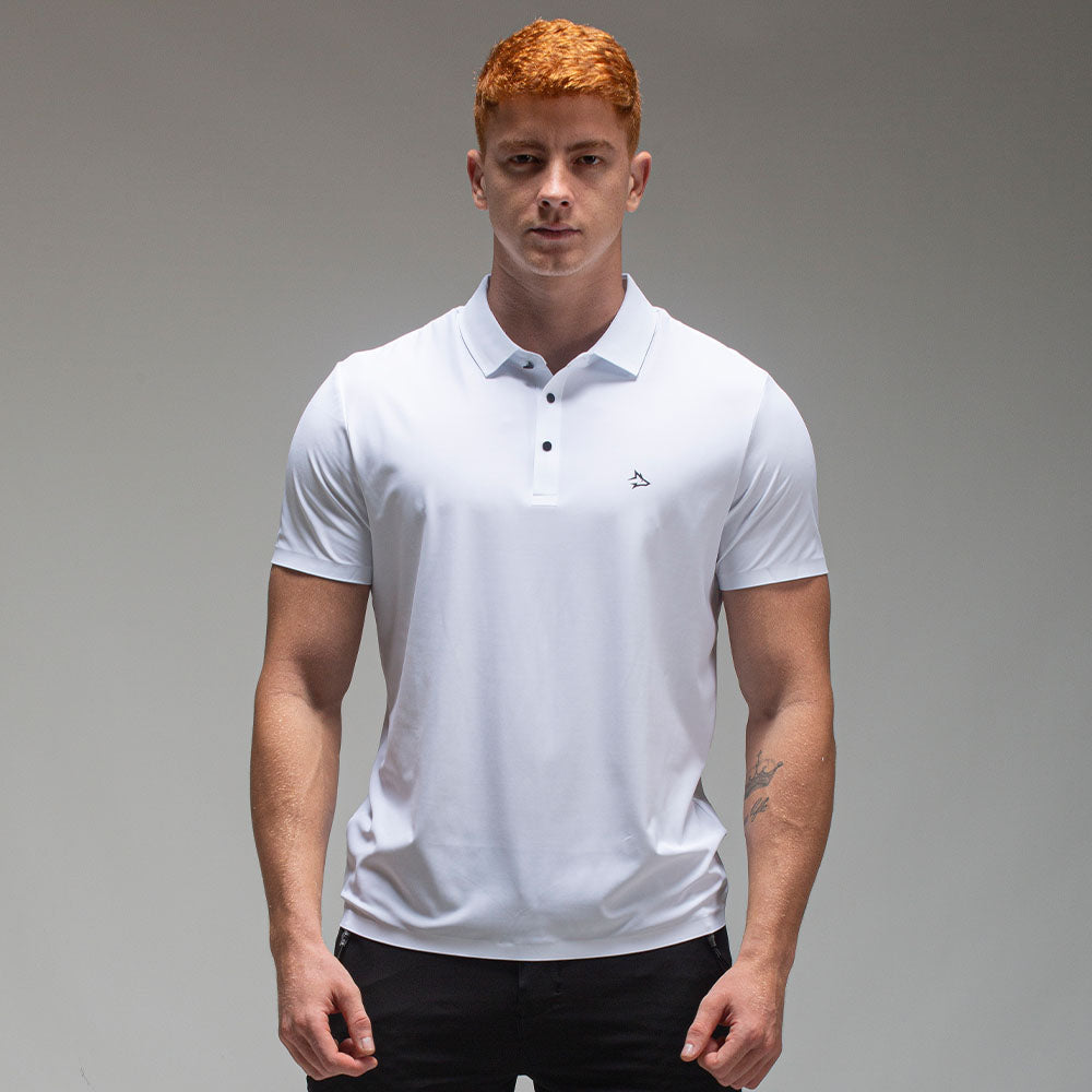 Camisa Polo Dry Fit Lupus Branco