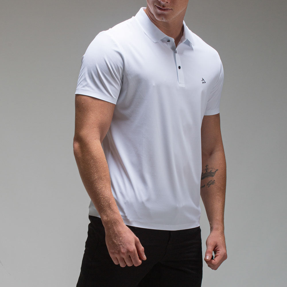 Camisa Polo Dry Fit Lupus Branco