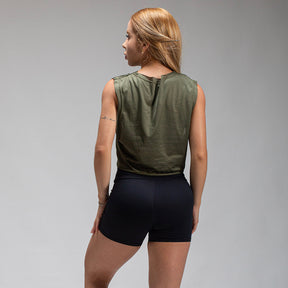 Cropped Dry Fit Middle Lupus Verde Uva