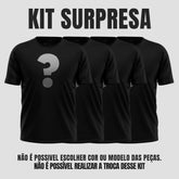 Kit 4 Camisetas Surpresa