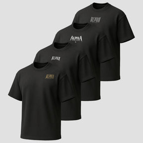 Kit 02 - 4 Oversized All Black