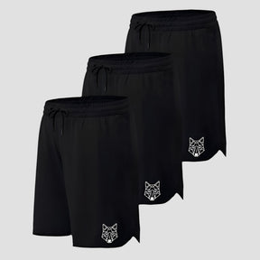 Kit 3 Bermudas Pretas Dry Lobo