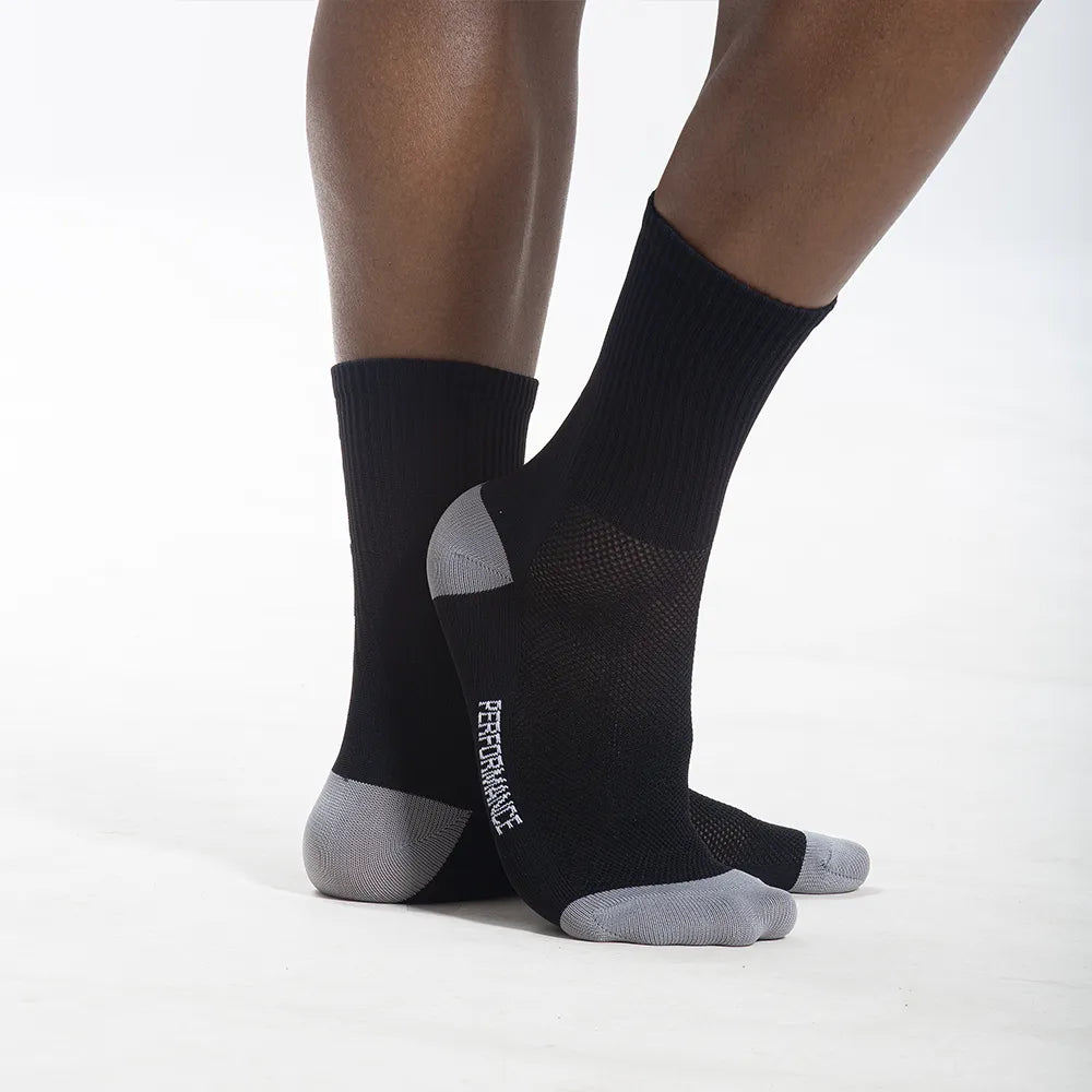 Meia Performance Alpha - Preto