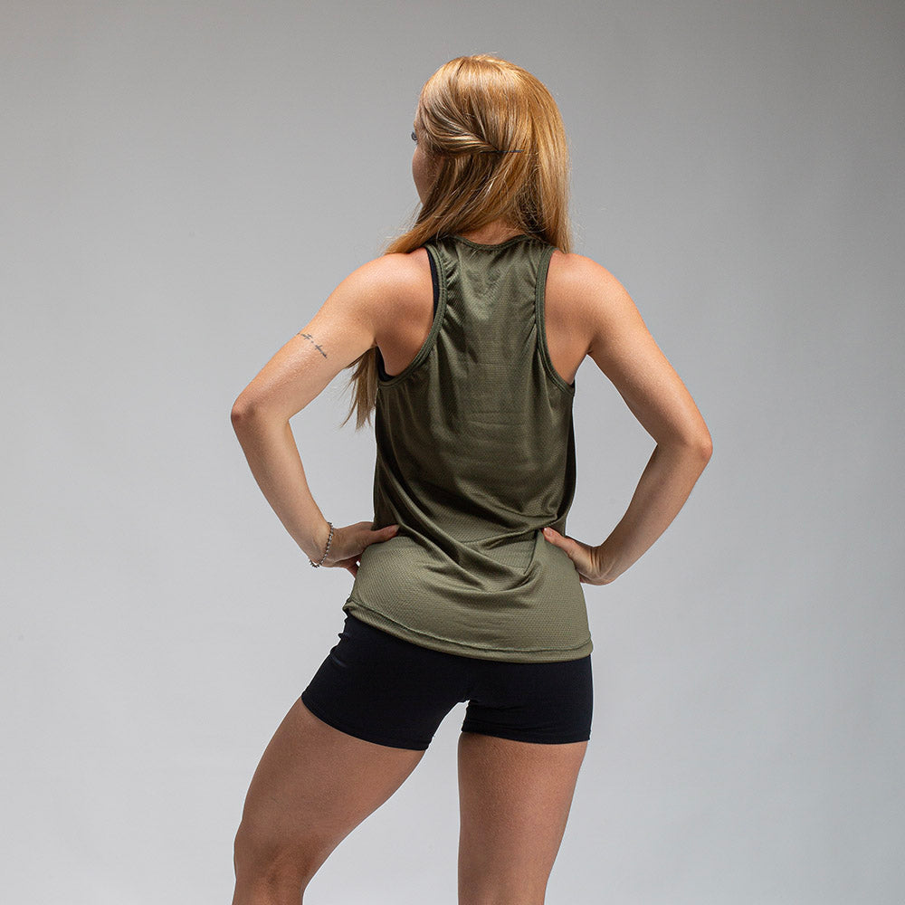 Regata Feminina Dry Fit Middle Lupus Verde Uva