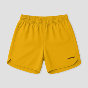Short Corrida Masculino Dry Fit - Amarelo Ouro
